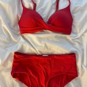 H&M red bikini